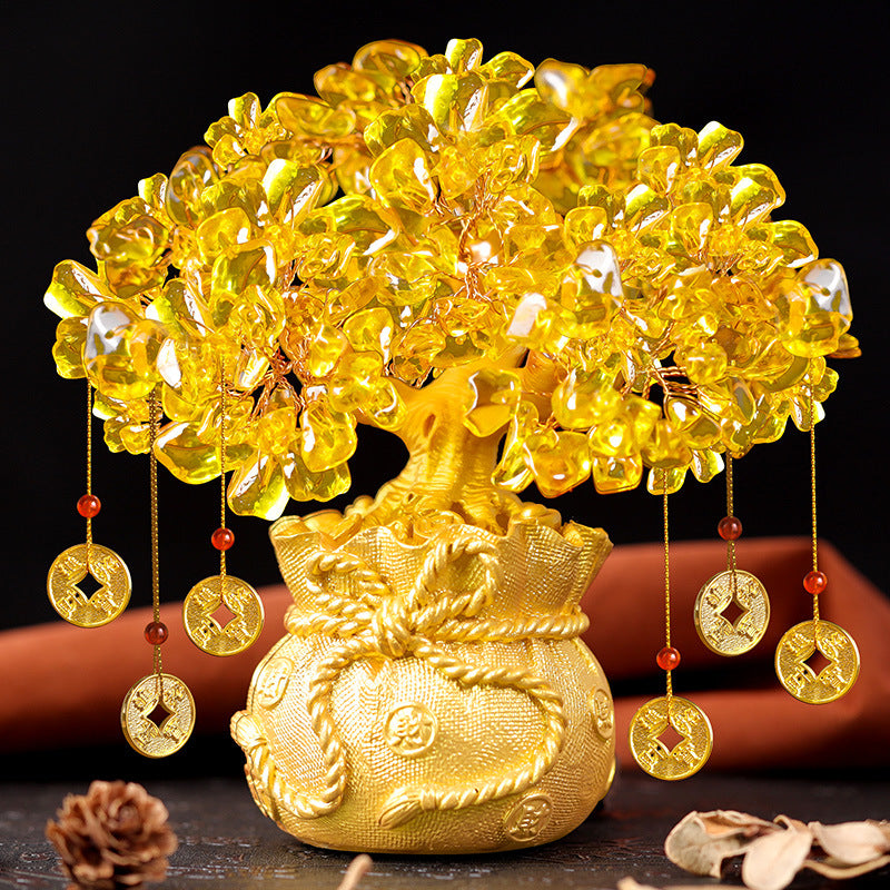 Golden Citrine Gem Tree – Positivity & Growth