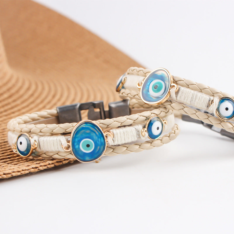 Handcrafted Leather Bracelet – Symbolism of Protection