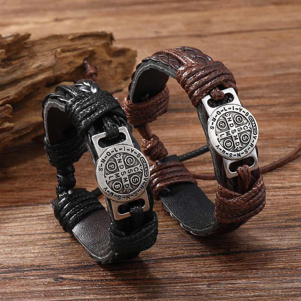Handwoven Leather Bracelet – Symbolism of Journey