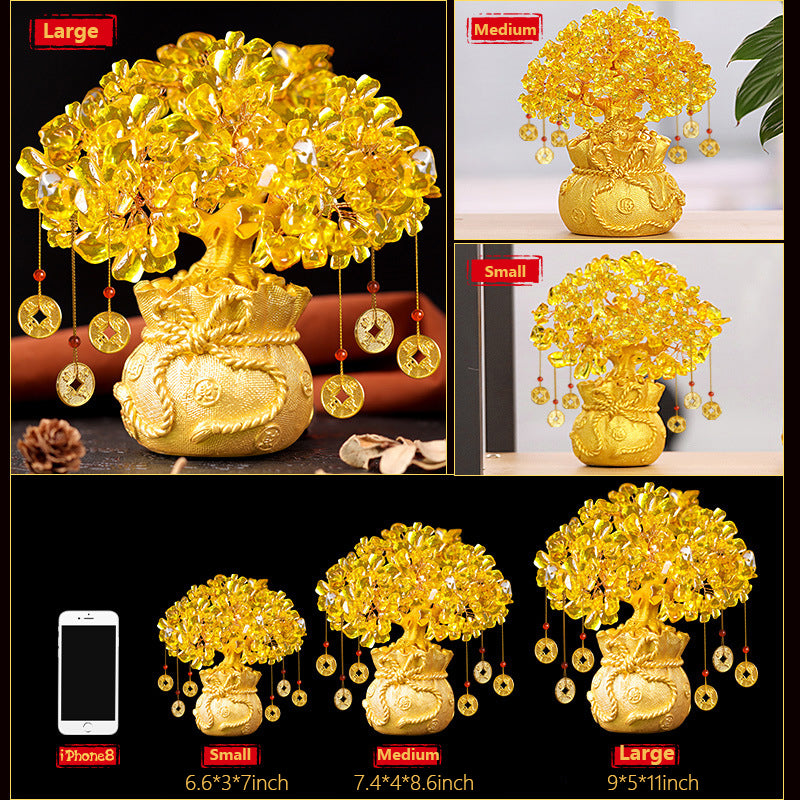 Golden Citrine Gem Tree – Positivity & Growth
