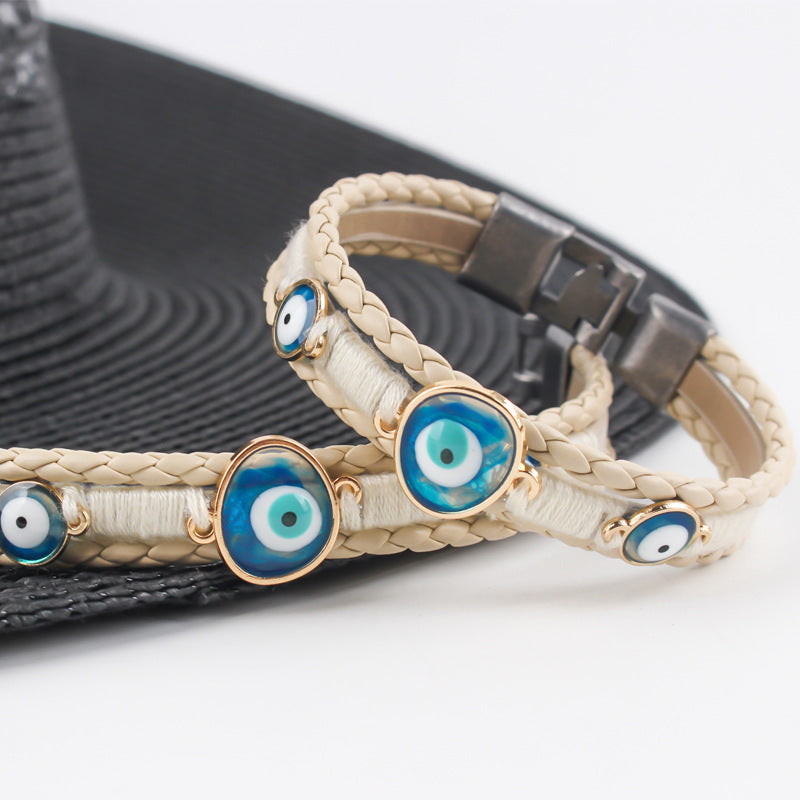 Handcrafted Leather Bracelet – Symbolism of Protection