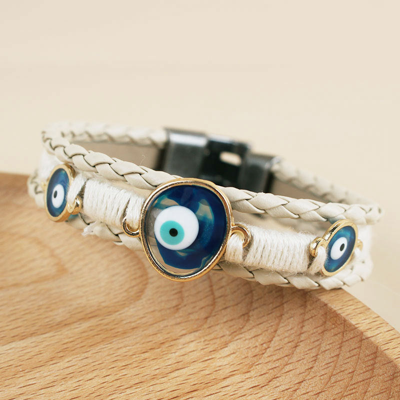 Handcrafted Leather Bracelet – Symbolism of Protection
