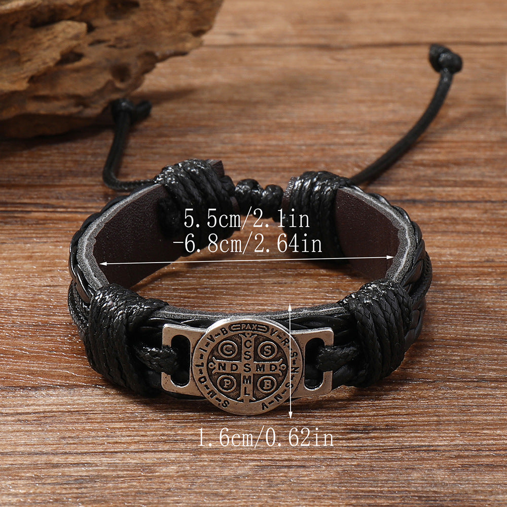 Handwoven Leather Bracelet – Symbolism of Journey