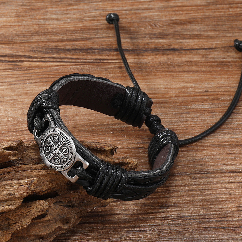 Handwoven Leather Bracelet – Symbolism of Journey