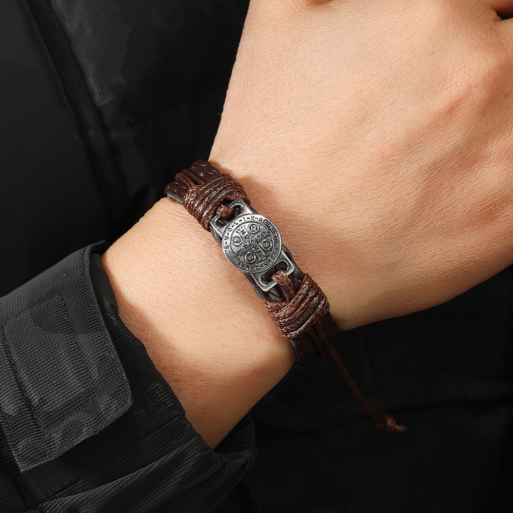 Handwoven Leather Bracelet – Symbolism of Journey