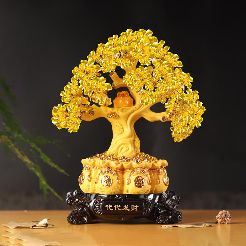 Golden Citrine Gem Tree – Positivity & Growth