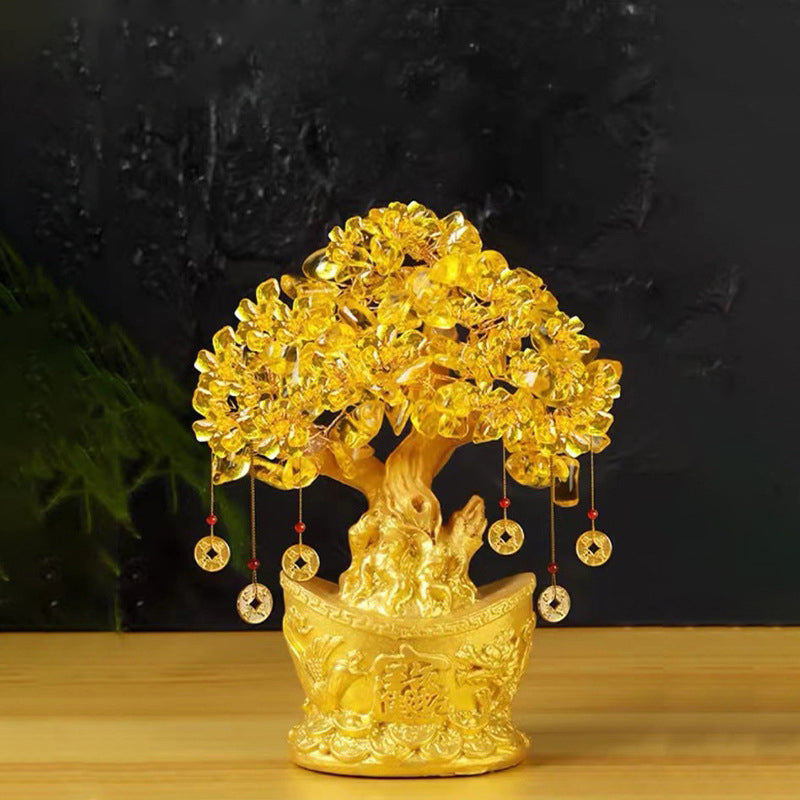 Golden Citrine Gem Tree – Positivity & Growth