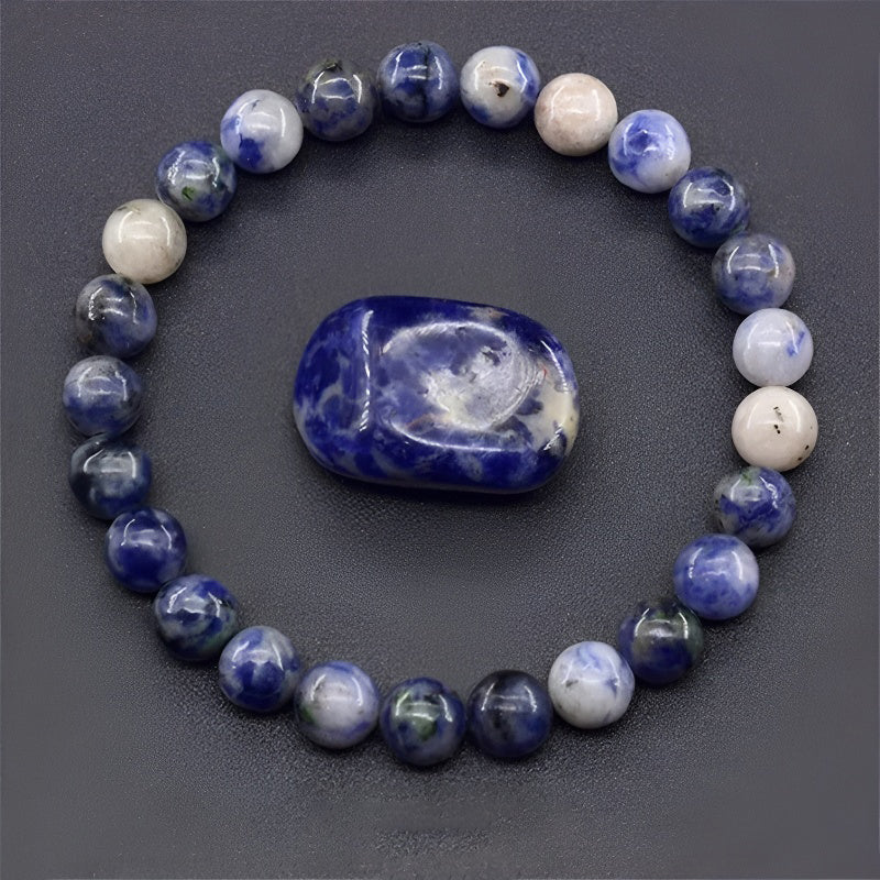 Blue Goldstone Bracelet - Confidence & Clarity