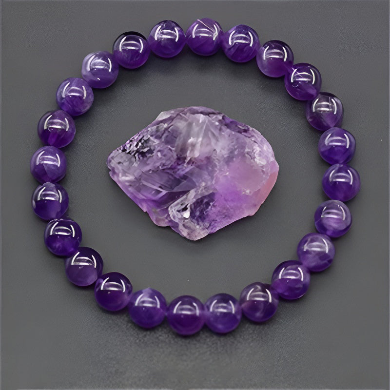 Natural Amethyst Bracelet - Calm & Clarity