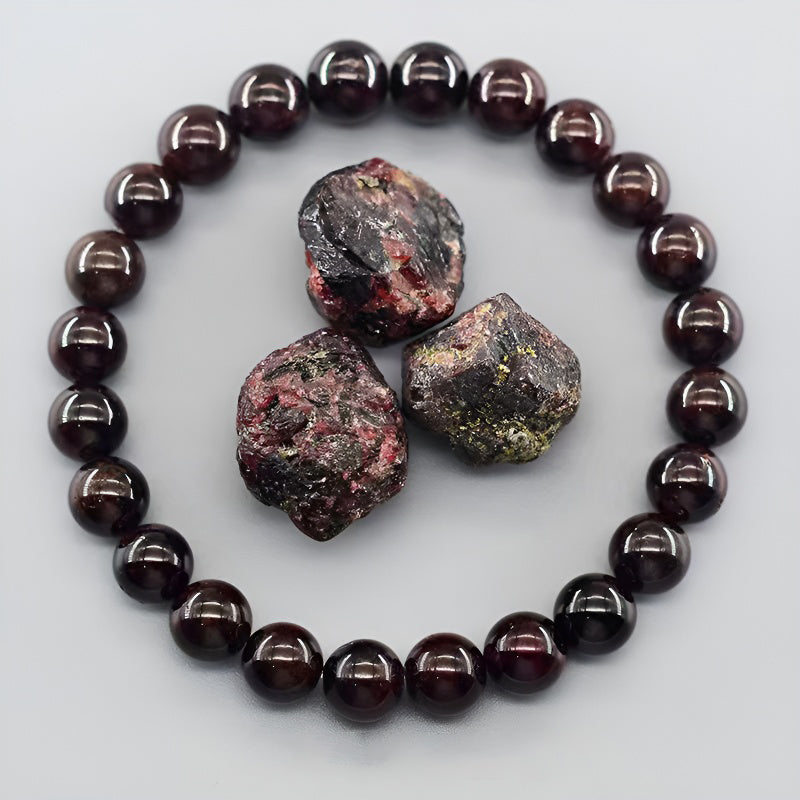 Natural Garnet Bracelet - Passion & Energy