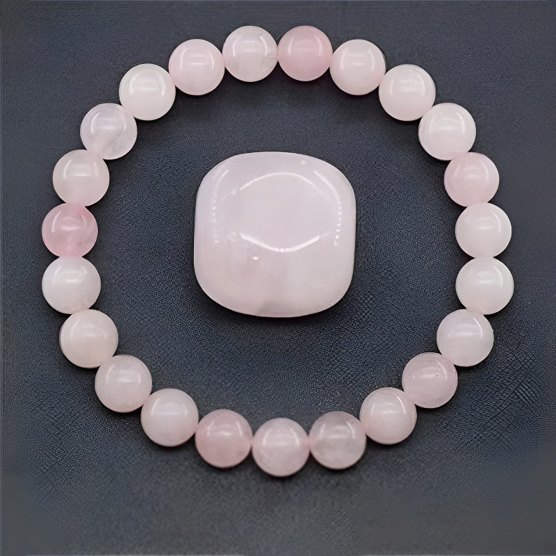 Premium Rose Quartz Bracelet - Love & Compassion