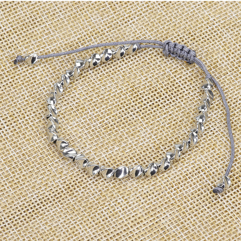 Tibetan Copper Bead Handcrafted Bracelet - Wisdom & Strength